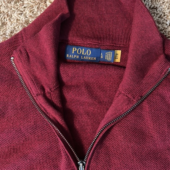 Polo Ralph Lauren- Quarter Zip Pullover- Size L - Picture 2 of 3